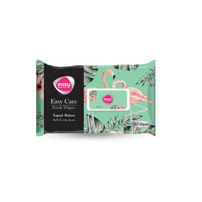 Picture of Easy Care Wipes Pink, 80 Wipes