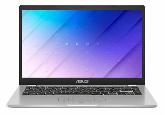 Picture of Asus E410MA-BV185T Laptop, 14 Inch FHD, Intel Celeron N4020, 128GB eMMC, 4 GB RAM, Integrated Graphics, Windows - White