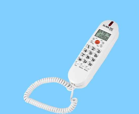 Picture of El-ADL-TEC 107BE Corded Telephone - Desk And wall Mountable-Caller ID