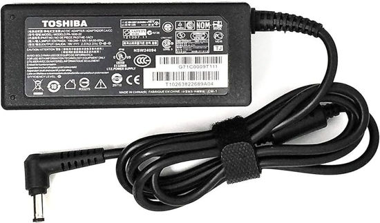 Picture of Toshiba Adapter Power Charger Laptop 19v 3.42a - Dc Size 5.5 x 2.5 mm